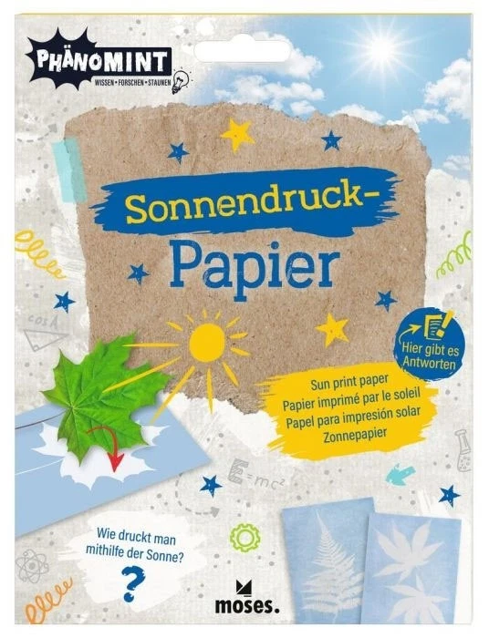 PhänoMINT Sonnendruck-Papier von moses - Bild 1 von 1