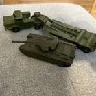 Dinky Toys  Tank Transporter And Centurion Tank, No 660 & 651, Original, Green.