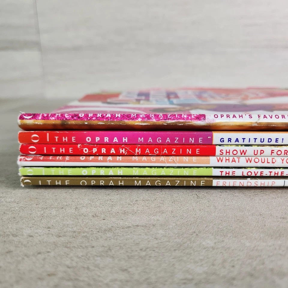 Lot of 6 O, The Oprah Magazine Issues – Friendship, Gratitude, Earth, More - Image 3 of 4