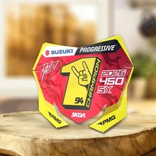 Ken Roczen 450sx Champion 2026 Custom Shape Acrylic Plaque 2843