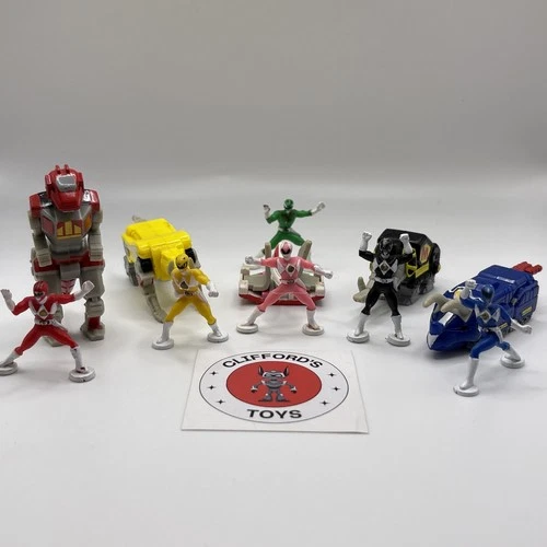Vintage Micro Machines Power Rangers 1994 Dinozord Power Collector's Set