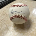 Leo Durocher Autographed 1989 World Series Baseball COA SMP #12667 Clean