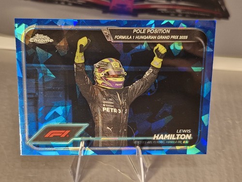 2024 F1 Topps Chrome Lewis Hamilton Sapphire #158
