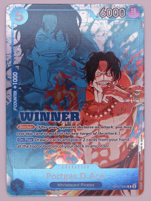#ad Portgas.D.Ace OP07 053 Winner Pack 2024 Oct Dec Stamped Promo Near Mint NM $19.95