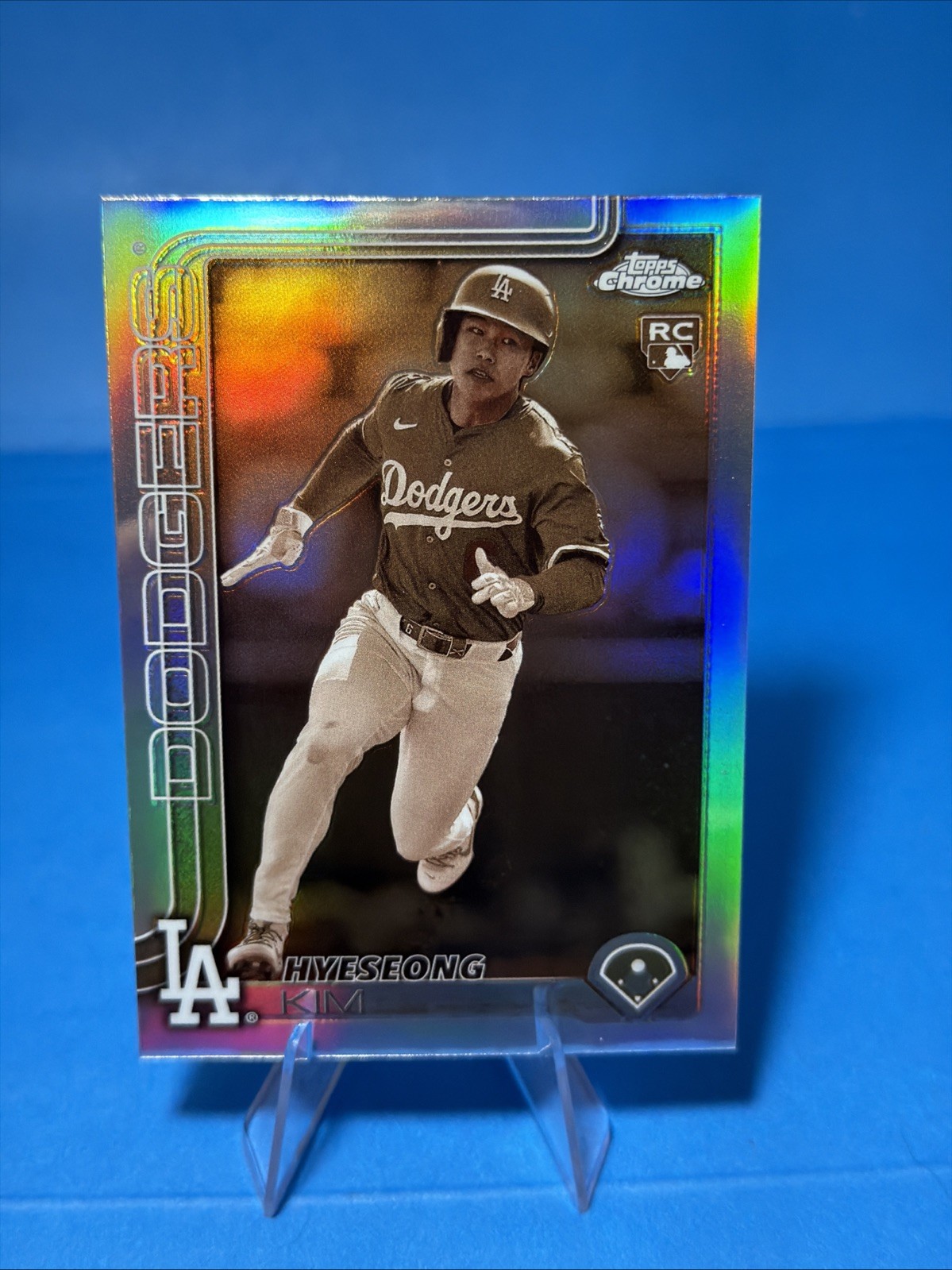 2025 Topps Chrome - Hyeseong Kim #152 Sepia Refractor (RC)