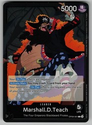 Marshall D. Teach OP09-081 Leader Emperors in the New World