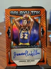 2024-25 Panini Obsidian Jamaal Wilkes Orange Galaxy Ink Auto 67/99 LA Lakers