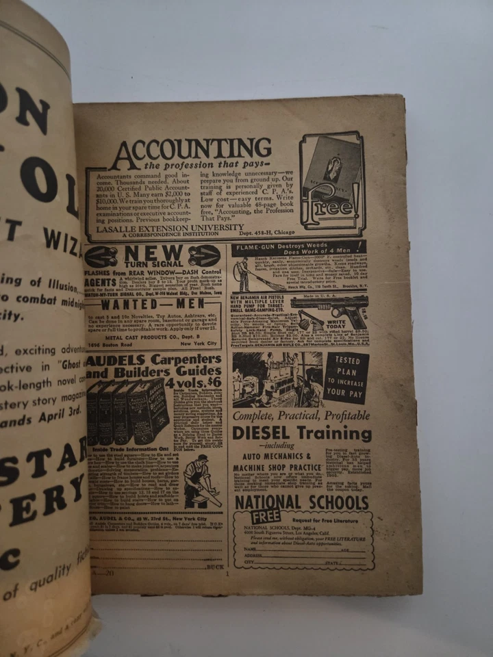 Argosy Weekly Pulp Magazine April 20th 1940 - Image 4 of 4