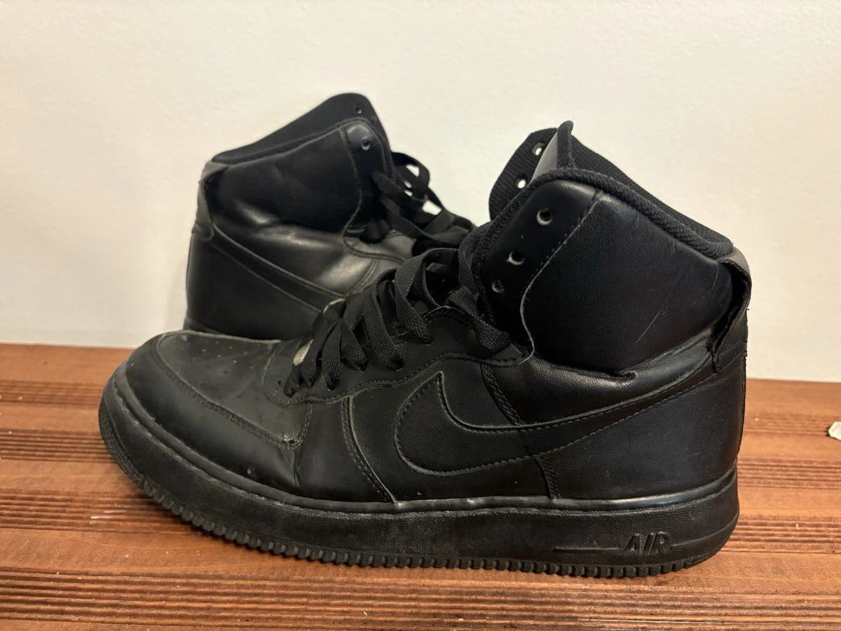 Preços baixos em Nike Air Force 1 High '07 Triple Black | eBay