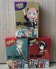 Complete 2026 McDonald's Happy Meal UNO x Anime SPY × FAMILY Full set of 3