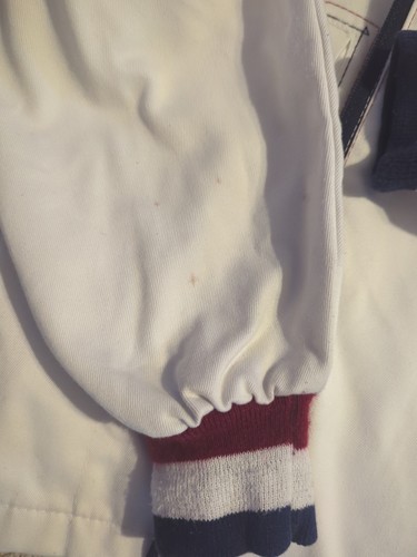 VTG 70s Rod Laver Tenniswear Jacket by Puritan, White w/Trim, Sz 40 Men’s S/M - Picture 11 of 15