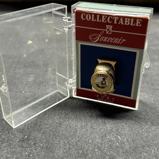 collectible thimble souvenir from the John F. Kennedy Library in Boston