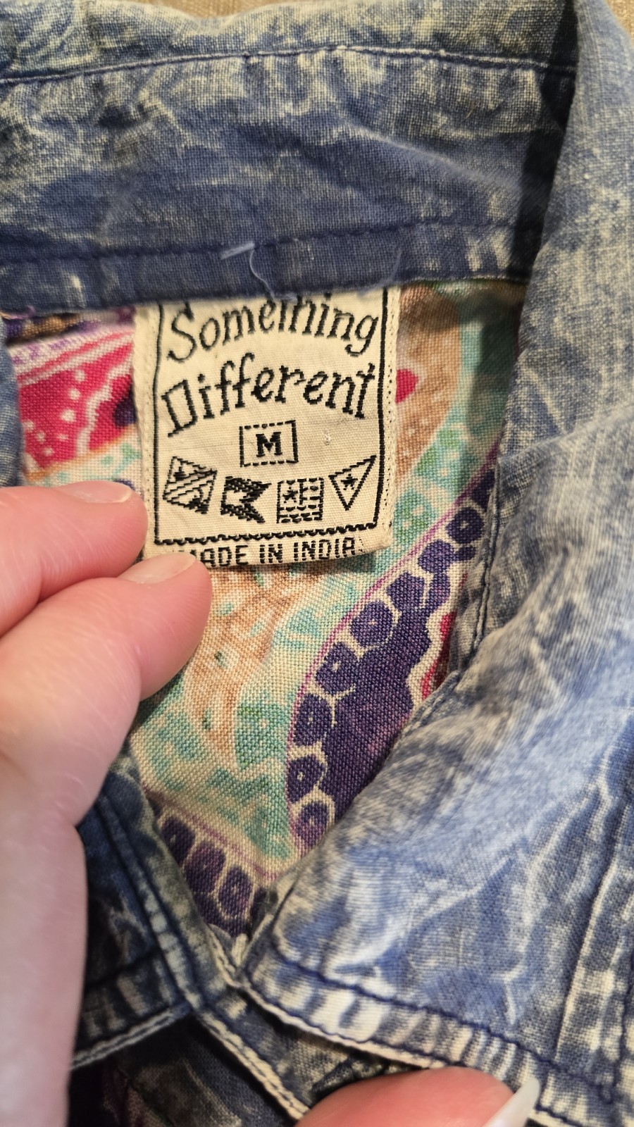 Vintage Something Different Button Down Top Shirt… - image 3