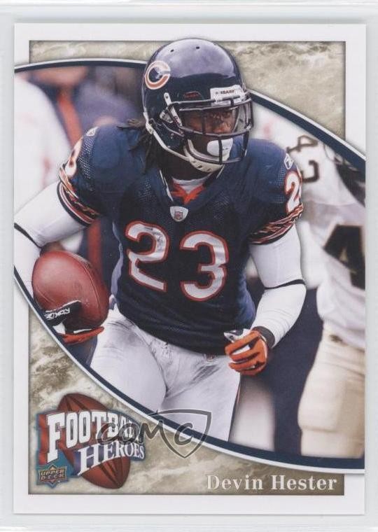 2009 Upper Deck Football Heroes Devin Hester #39 HOF 0f4