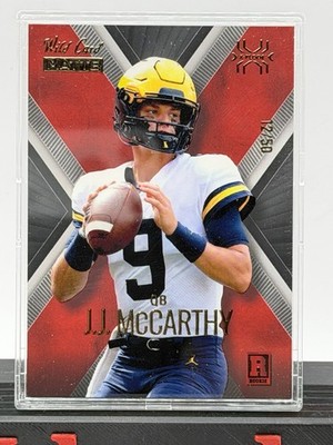 2023 WILD CARD Matte Explode  JJ MCCARTHY ROOKIE 12/50
