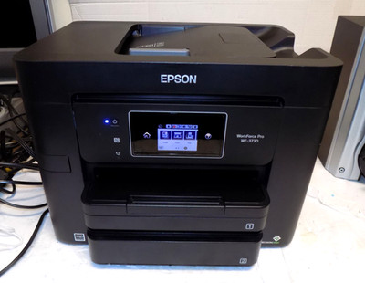 Epson WorkForce Pro WF-3730 C581L All-in-One Printer 3662 Page Count with Ink