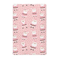 Mazeann Christmas Pink Santa Crib Sheets M 52 x 28 x 9in , Multicolor-28
