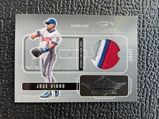 🔥JOSE VIDRO 2002 DC NMC 4 COLOR GAME USED EXPOS NAME PLATE JERSEY PATCH /500!🔥
