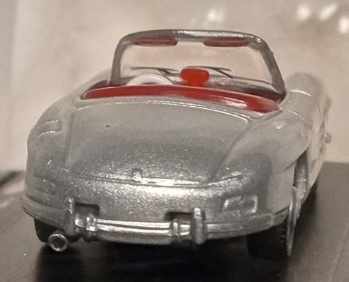 Model Power Minis #19210 1955 Mercedes-Benz 300SL Cabrio Metallic Silver HO 1/87 - Picture 4 of 5