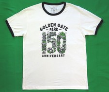 San Francisco Retro Ringer T Shirt Golden Gate Park Anniversary