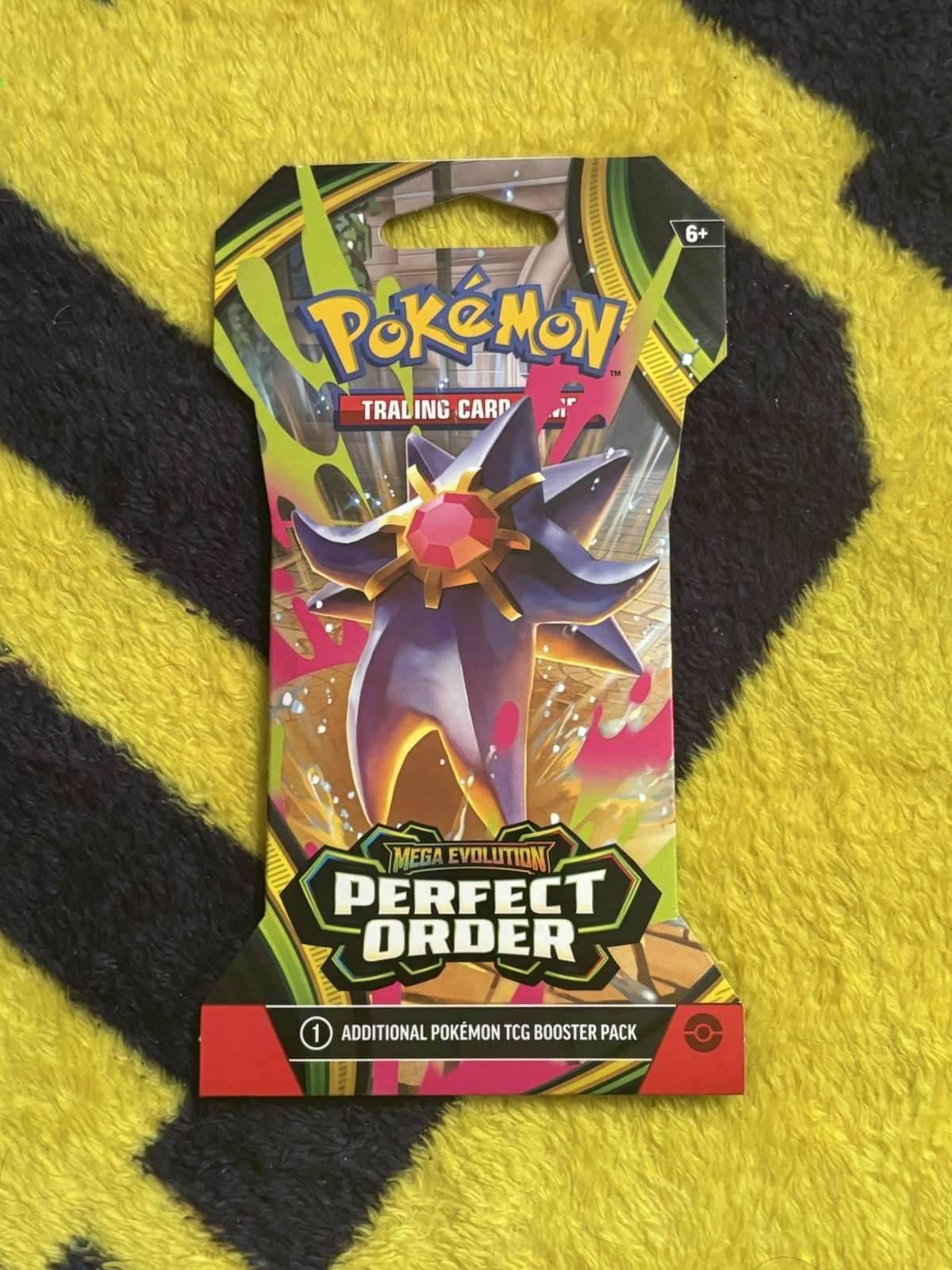 Pokémon Trading Card Game, Mega Evolution—Perfect Order sleeved booster pack