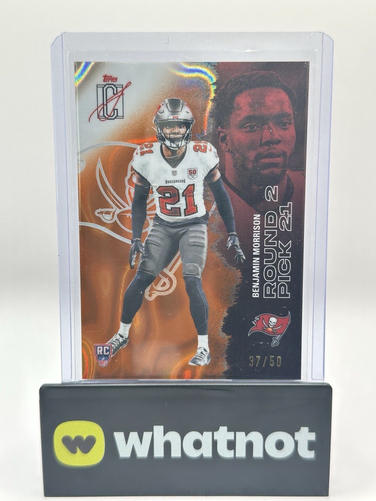 2025 Topps Signature Class - Benjamin Morrison #148 Orange Lava /50