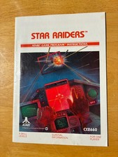 Atari 2600 Manual Star Raiders (multiple avai...