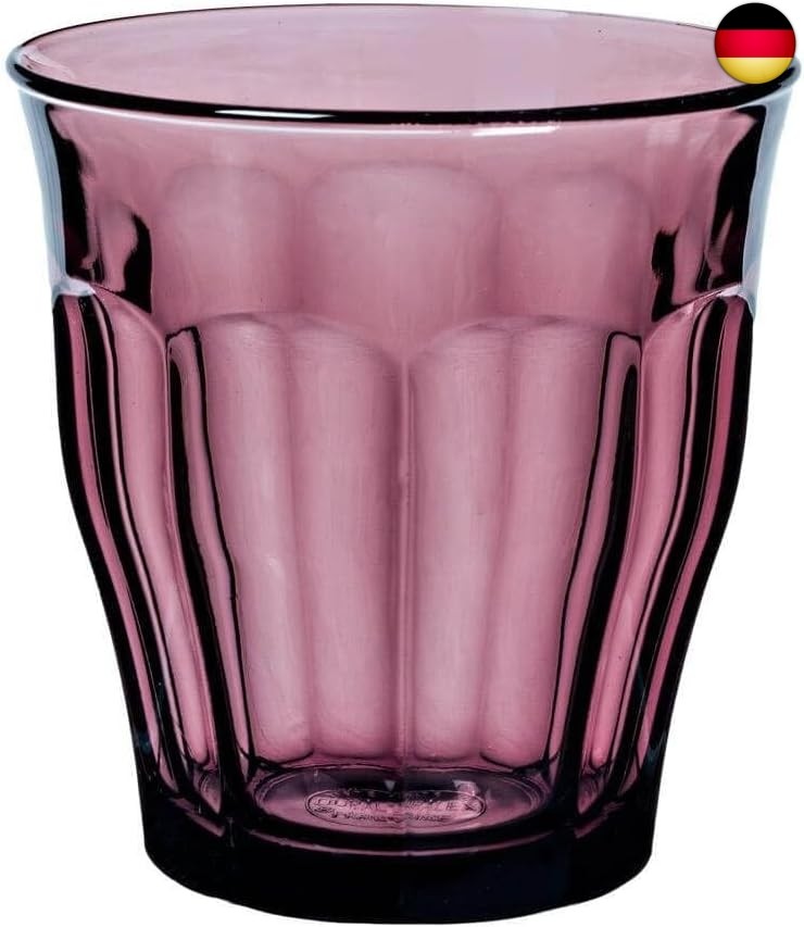 Duralex Picardie Gläser Set, 250 ml, Violett, 4 Stück