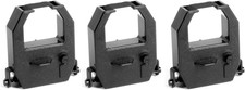  3 Pack Amano PIX and TCX Time Clock Ribbon, Black Ink, CE-315151 Compatible,