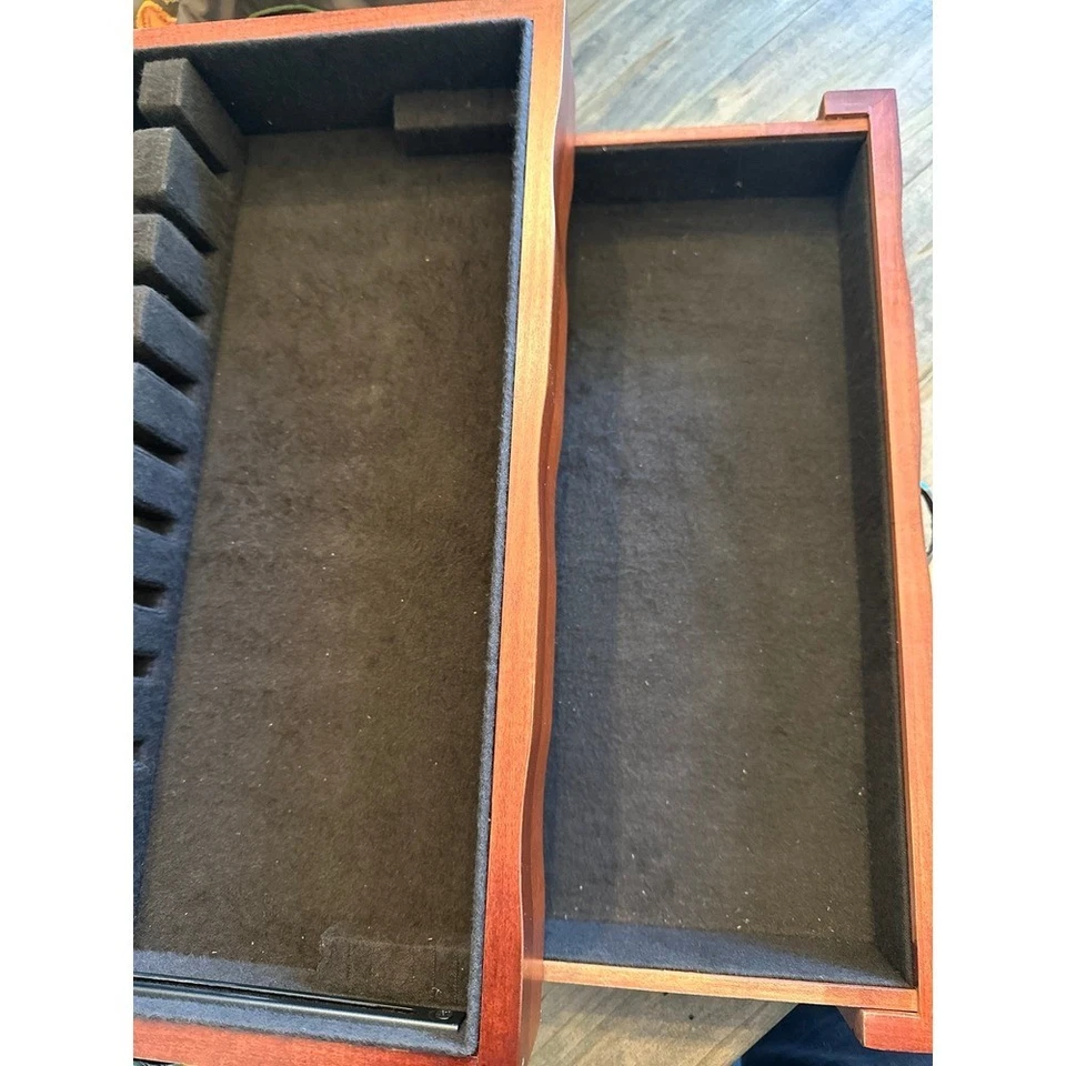 Reed and Barton Large Silverware Wood Chest Box Clean - Image 3 of 4