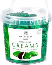 Whitakers Chocolates Dark Chocolate Creams - Green Foiled Fondant Cremes Plasti