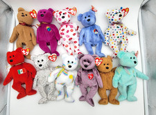 Lot Of 11 Ty Beanie Baby Bears All With Tags 1998-2003