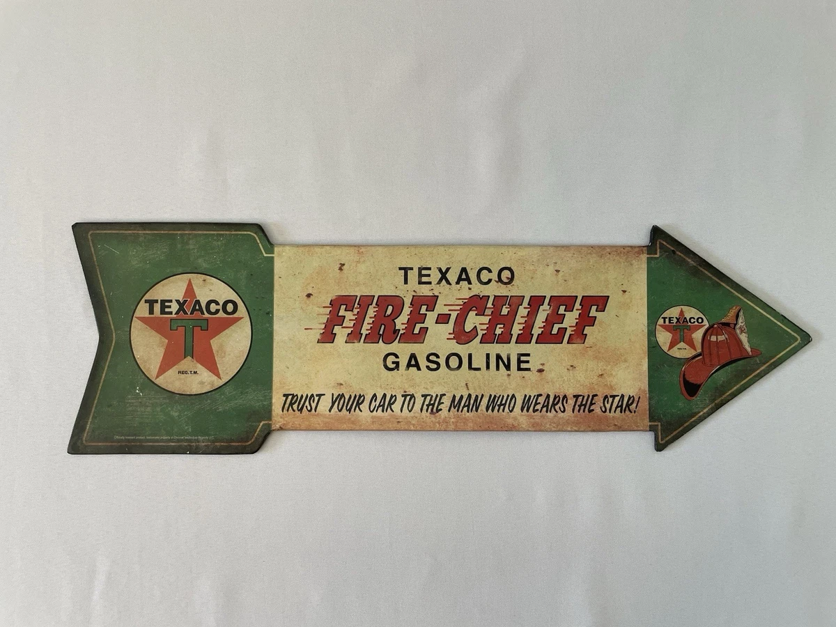 Texaco Fire Chief Sign for sale | eBay