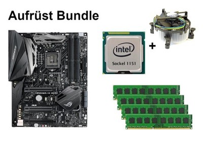 Bundle ASUS ROG Maximus IX Hero + Intel Core i3 i5 i7 CPU + 8GB bis 32GB RAM