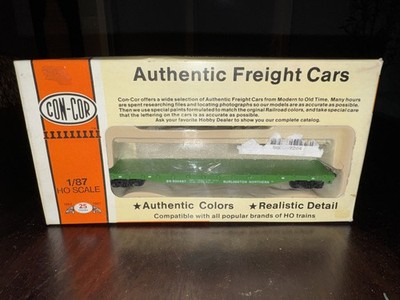 Con-Cor HO Kit #0001-009204 54 Ft Pulpwood Car Kit Burlington Northern #600467
