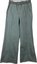 XCVI Orn Pull On Wide Leg Pant Dusty Teal Green Size S/M