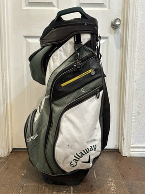 Callaway ORG 14 Green White Cart Bag 14 Way Dividers Club Strap