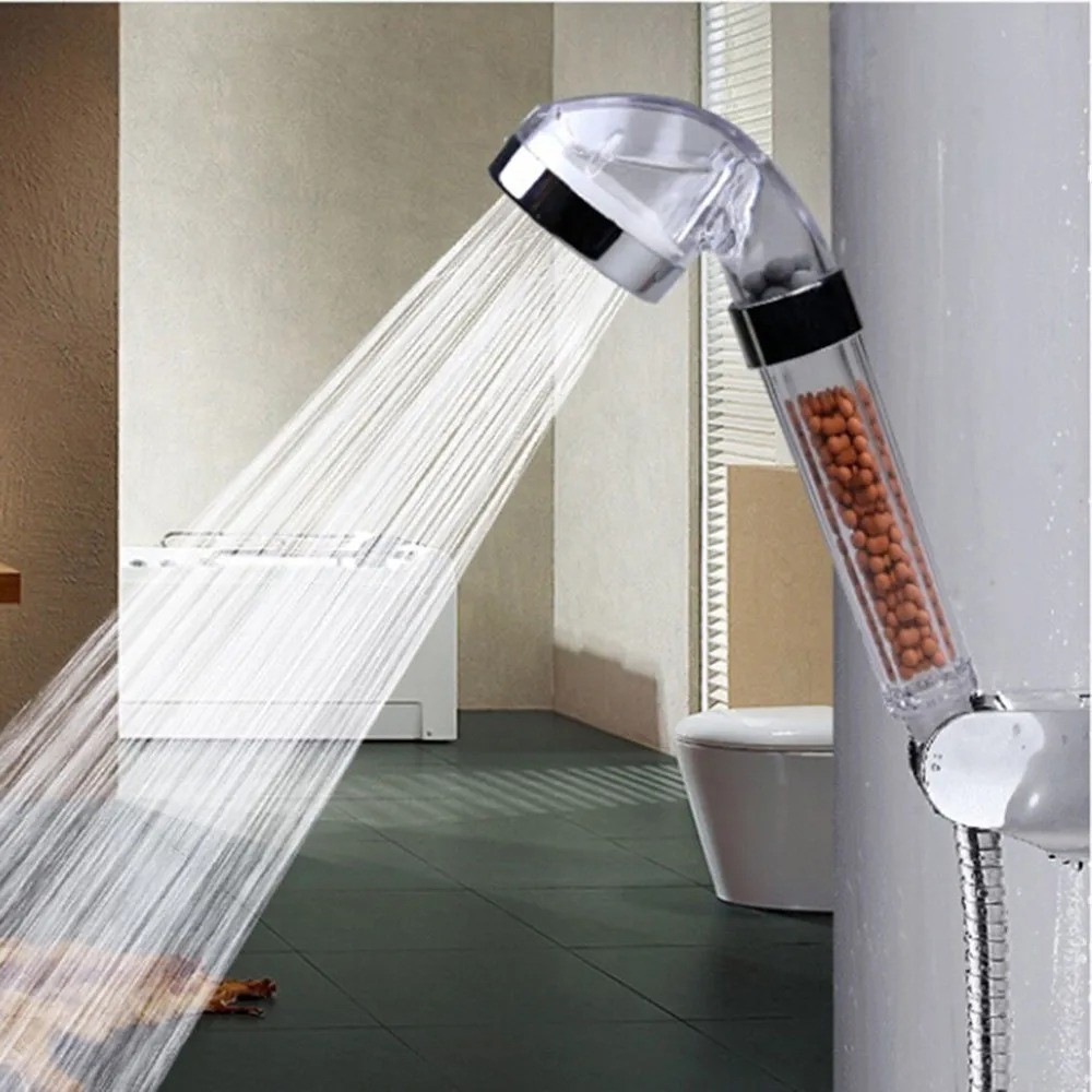 New High Turbo Pressure Shower Head Bathroom Powerful Energy Water Saving Filter