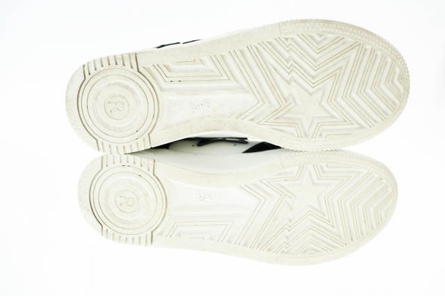 BAPE A Bathing Ape BAPE STA Low Top Sneakers Black US85 265cm Used thumbnail 6