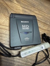 Sony Mz-e33 Portable Minidisc Player Black Md Walkman Vintage Audio Personal
