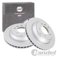 2X ABS Bremsscheiben 330Mm BelÜFtet Hinten Passend FüR Audi Q7 Porsche Cayenne V