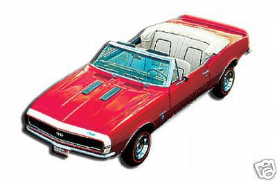 Camaro Firebird 67-69 Rear Quarter Glass LH clear convertible *GM Resto* window - Bild 1 von 2
