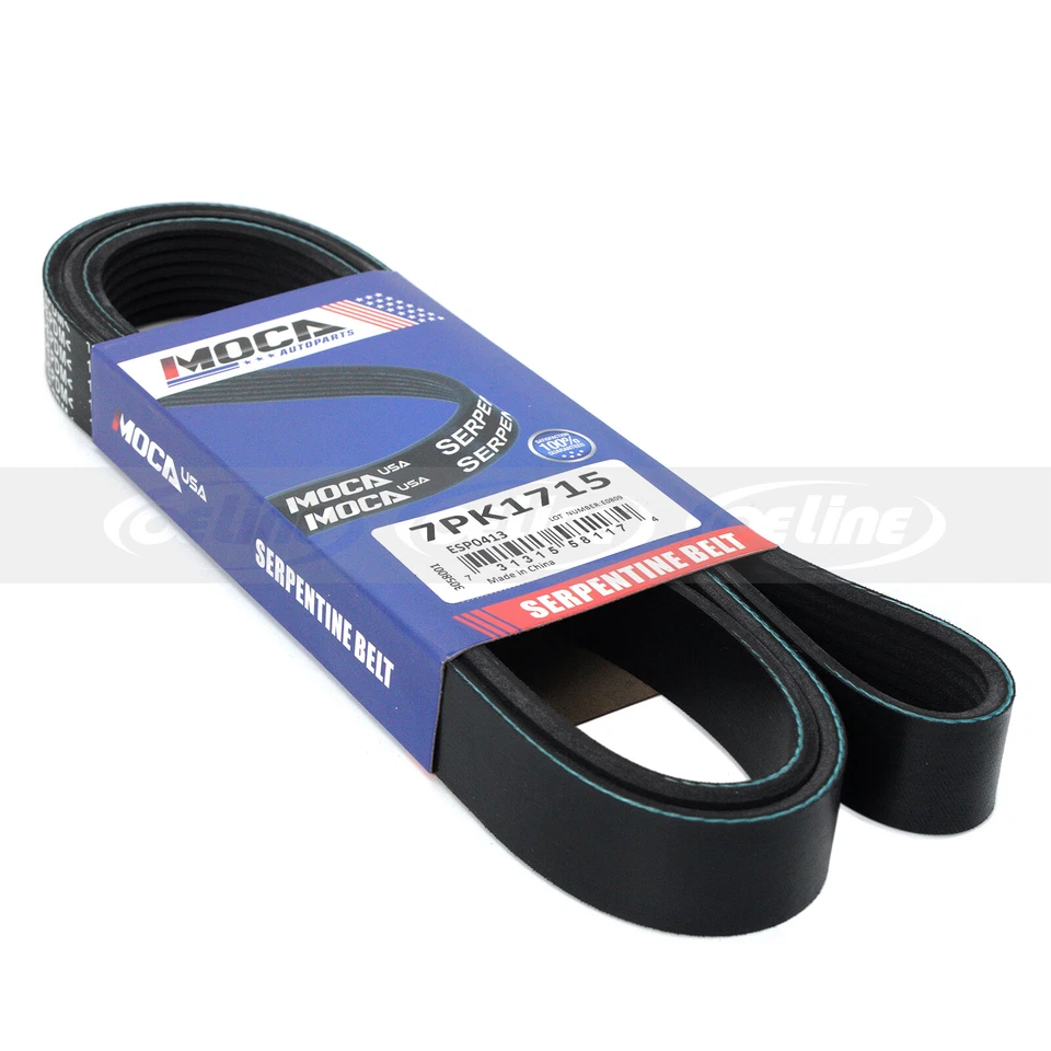 7PK1715 EPDM Serpentine Belt for Honda 2002-2020 Civic 12-20 CR-V Acura TSX RSX - Image 4 of 4