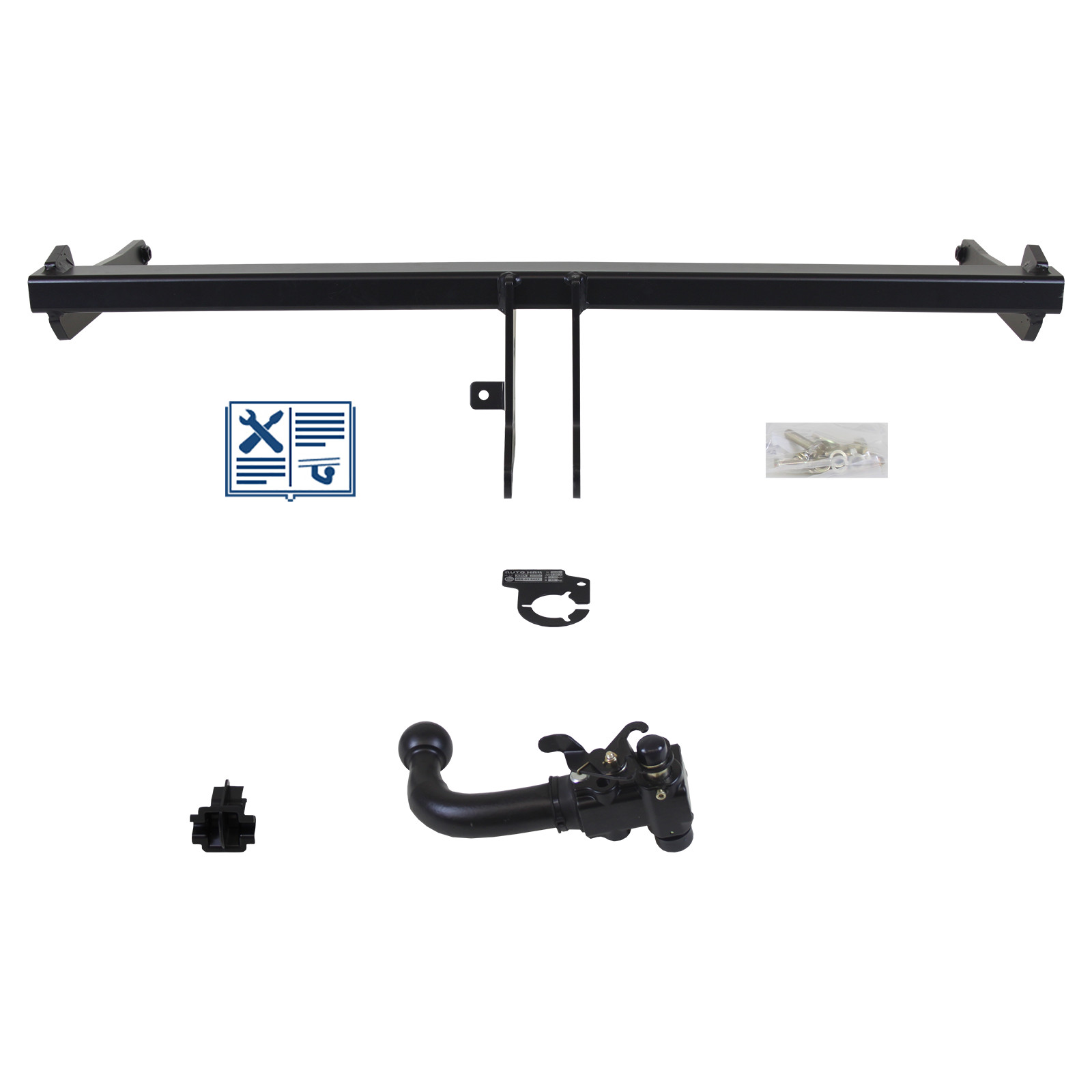 Attelage de remorque Audi Q2 pour installer un porte-vélo suspendu - 2