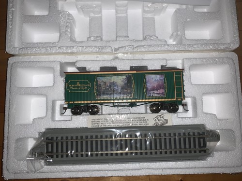 Thomas Kinkade Hawthorne Village Christmas Painter Light Bachmann HO Train Cars! - Picture 19 of 29