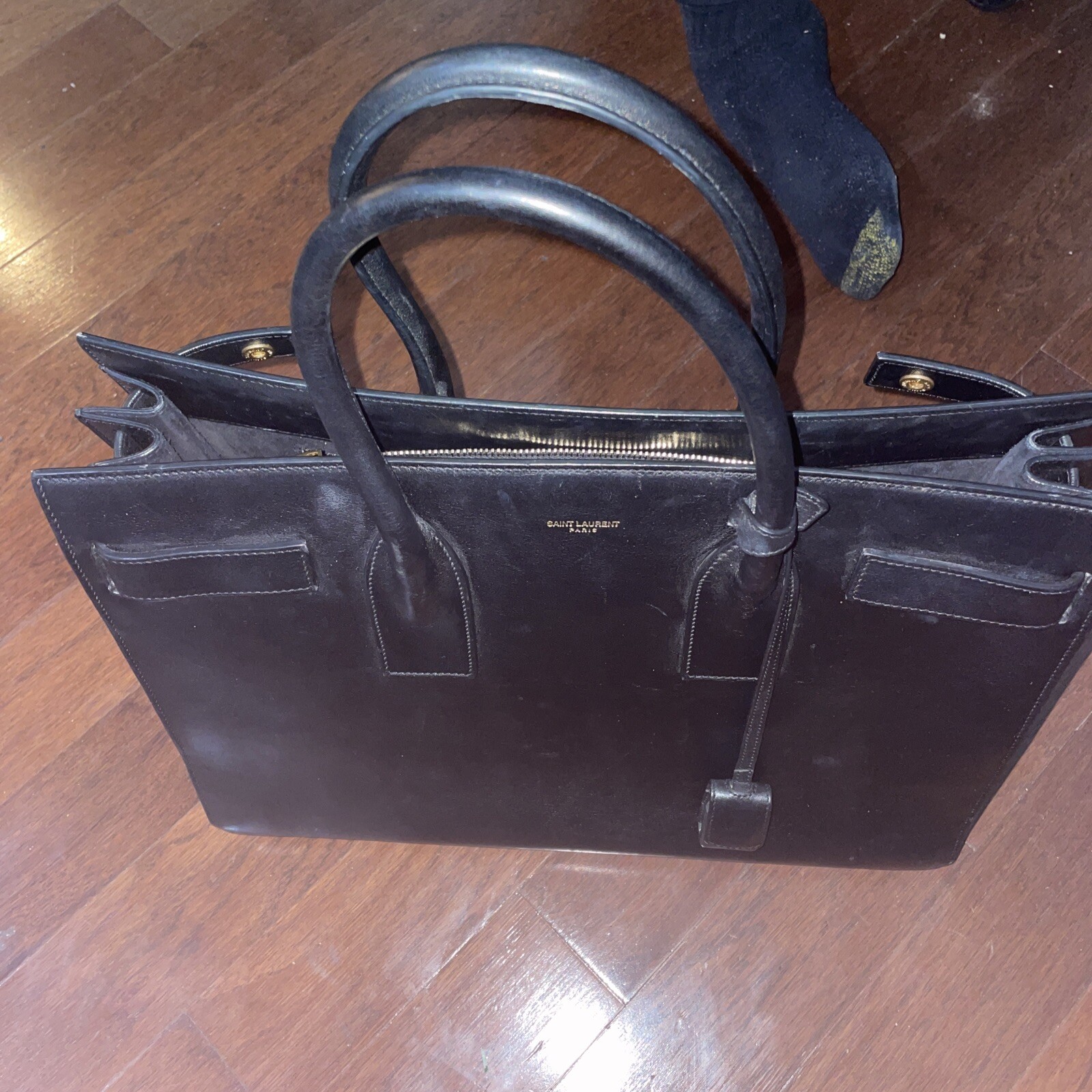Saint Laurent Sac du Jour nero grande usatoatamente