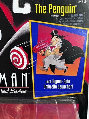 Batman The Animated Series Penguin w/Hypno-Spin Umbrella Launcher
