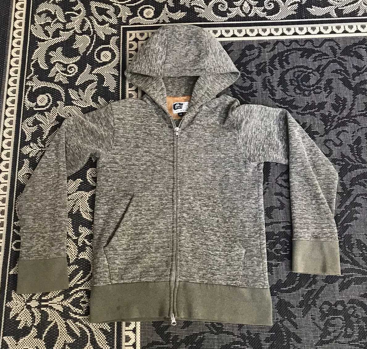 engineered garments Green Full Zip Hoodie XS Gem
