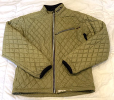 Obermeyer Jacket Boys 18 Girls Green quilted Lining Ski Lightweight Pockets