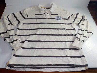 Rocawear Rugby Polo Shirt Mens XL Y2K Vintage Hip Hop Rapper Streetwear